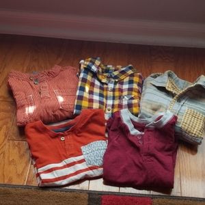 5  boys shirts